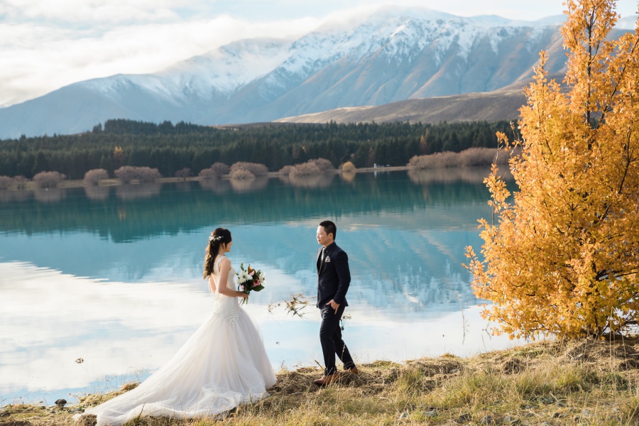 New Zealand Lake Tekapo, Lake Pukaki and Arrowtown Pre-Wedding Photoshoot by Fei on OneThreeOneFour 20
