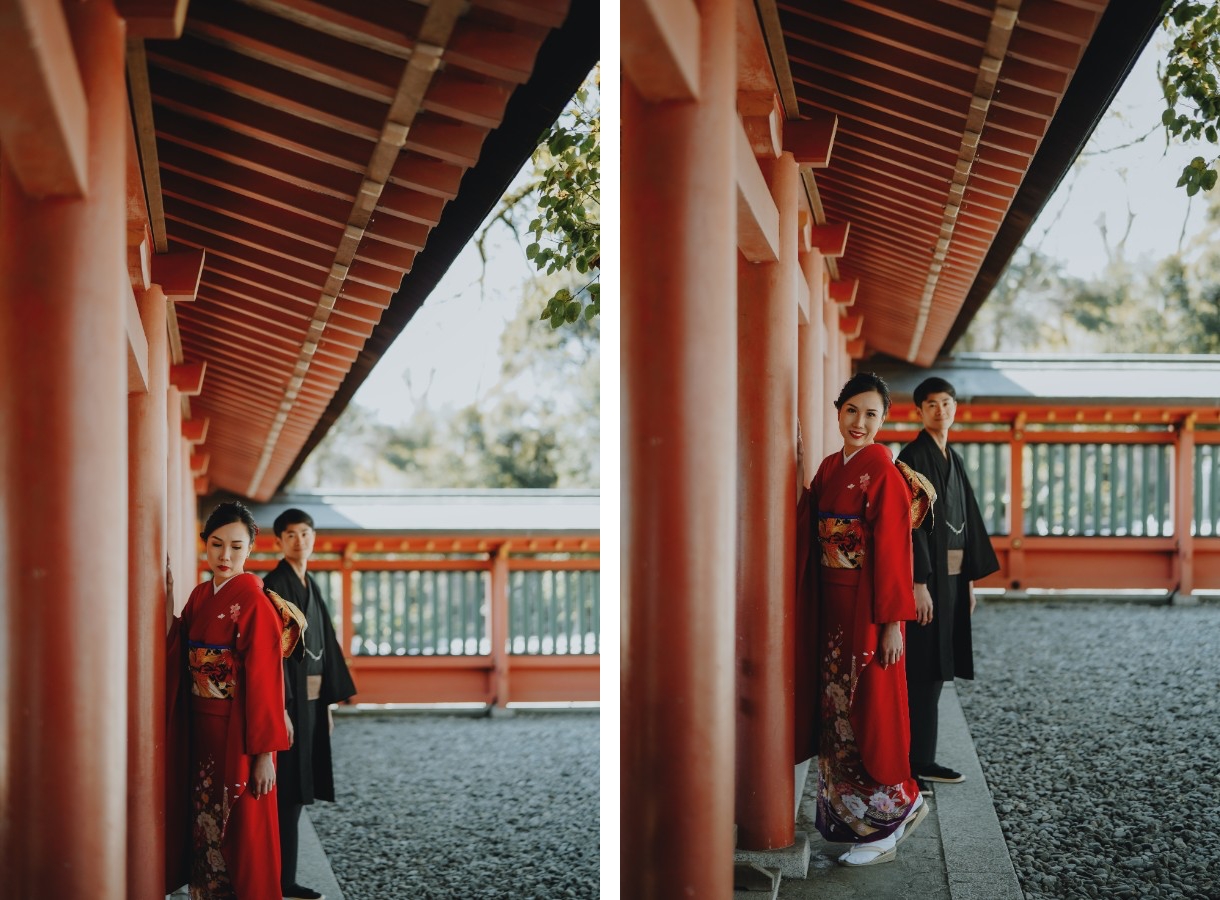 B&K: Pre-wedding with Mt Fuji and traditional Japanese house in kimonos by Ghita on OneThreeOneFour 2