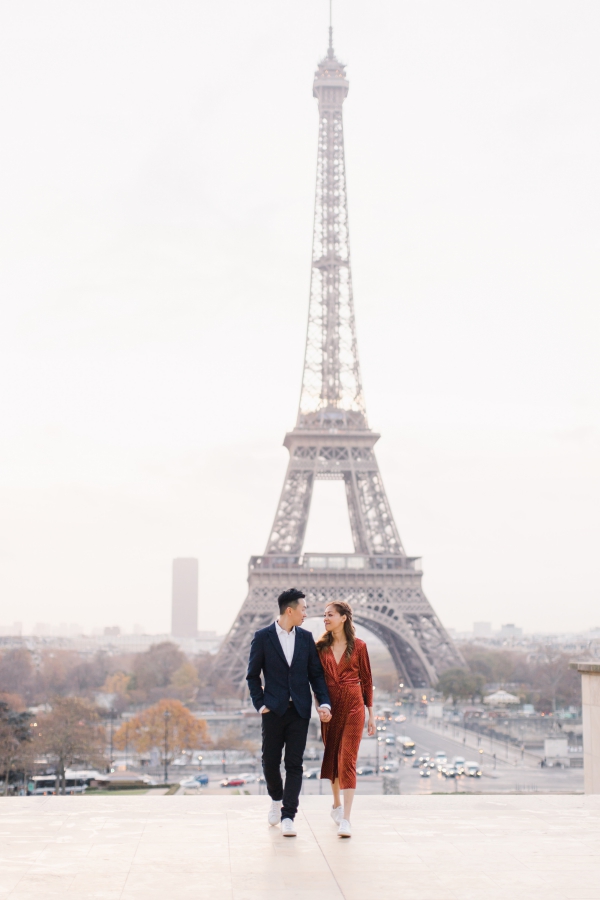 Paris Engagement Photo Session At The Pont Alexandre III Bridge and Louvre Pyramid  by Celine  on OneThreeOneFour 0