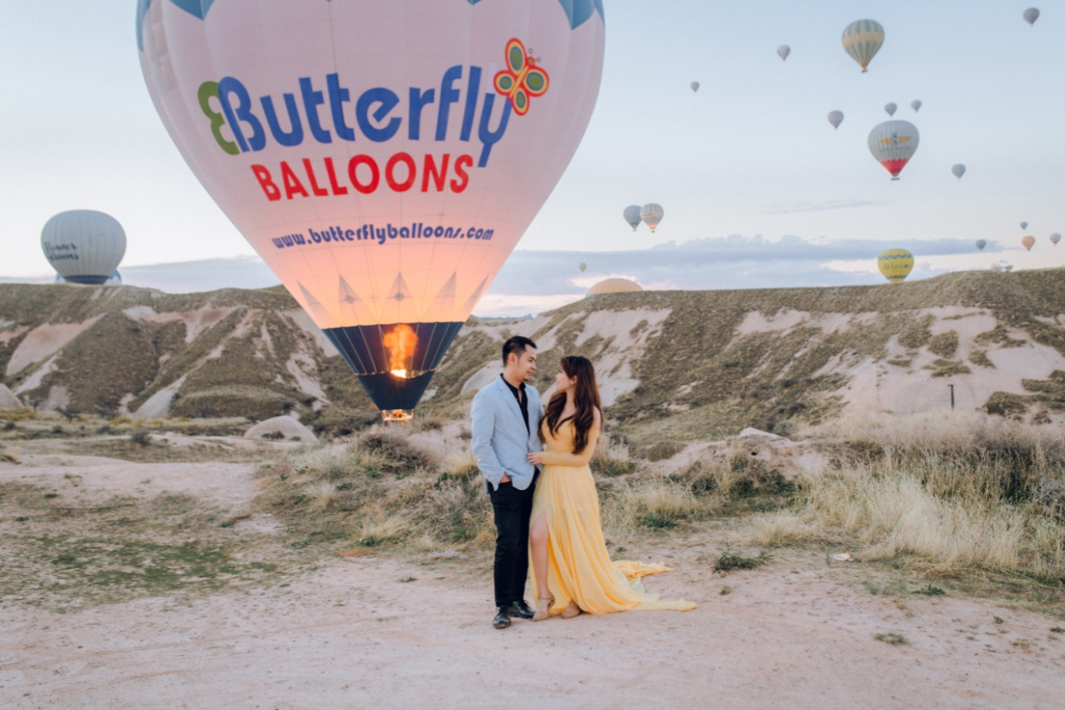 Cappadocia Pre-Wedding Photoshoot Hot Air Balloons Pasabag Valley Slot Canyon Carpet Shop Horse Ranch by Aric on OneThreeOneFour 13