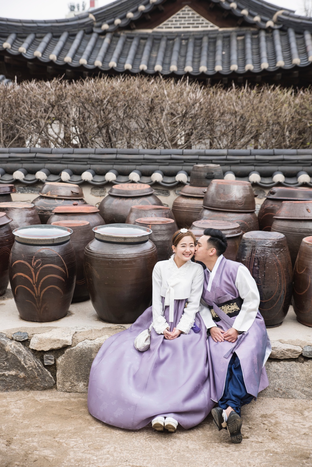Korea Outdoor Hanbok Photoshoot And Surprise Proposal At Namsangol Hanok Village  by Jongjin  on OneThreeOneFour 23