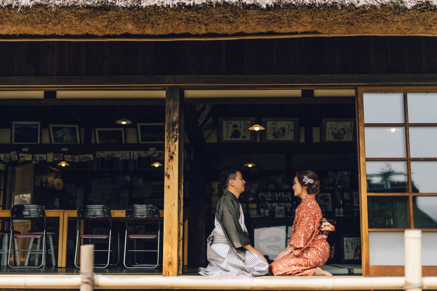 Japan Tokyo Pre-Wedding Photoshoot At Traditional Japanese Village And Mount Fuji  by Lenham  on OneThreeOneFour 0