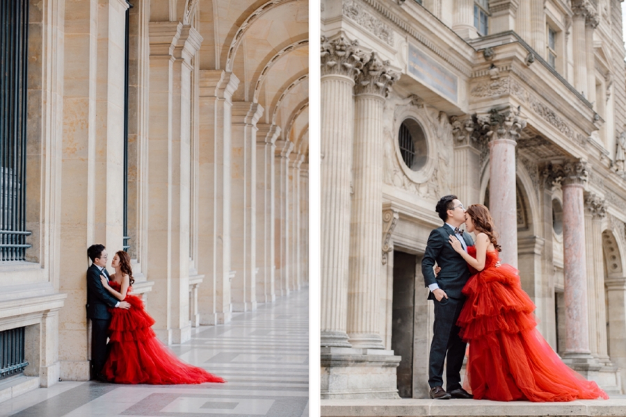 Parisian Elegance: Steven & Diana's Love Story at the Eiffel Tower, Palais Royal, Jardins Du Royal, Avenue de Camoens, and More by Arnel on OneThreeOneFour 20
