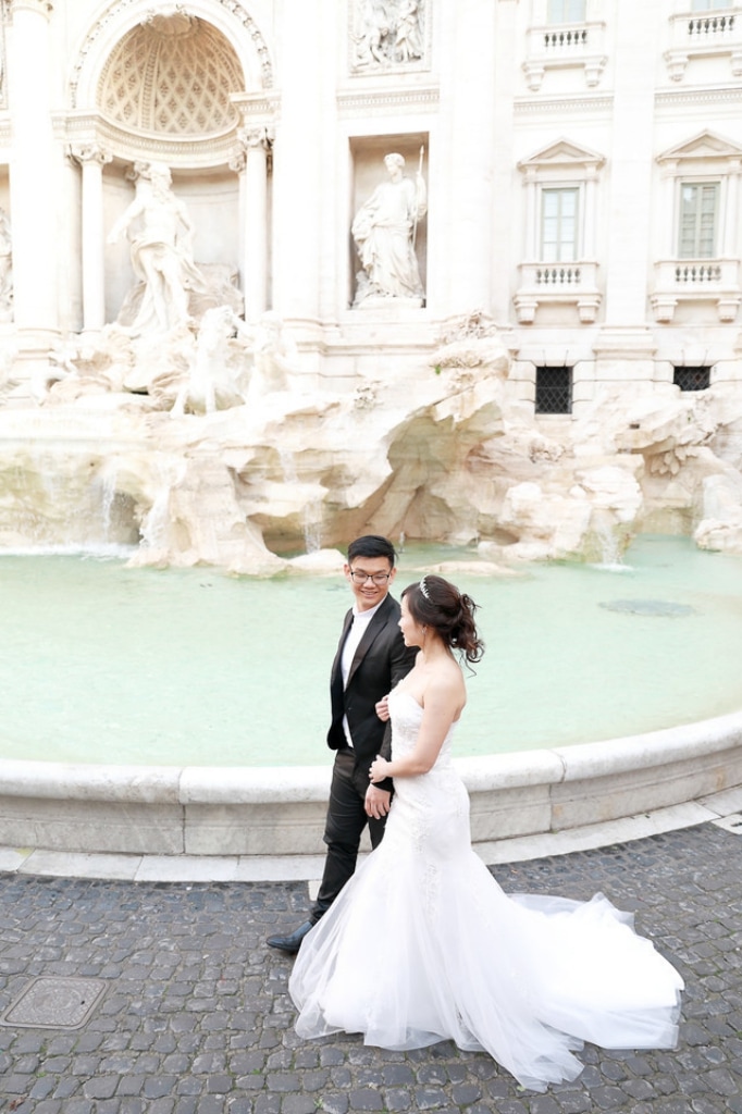 義大利婚紗拍攝 -  特萊維噴泉 by Katie on OneThreeOneFour 9