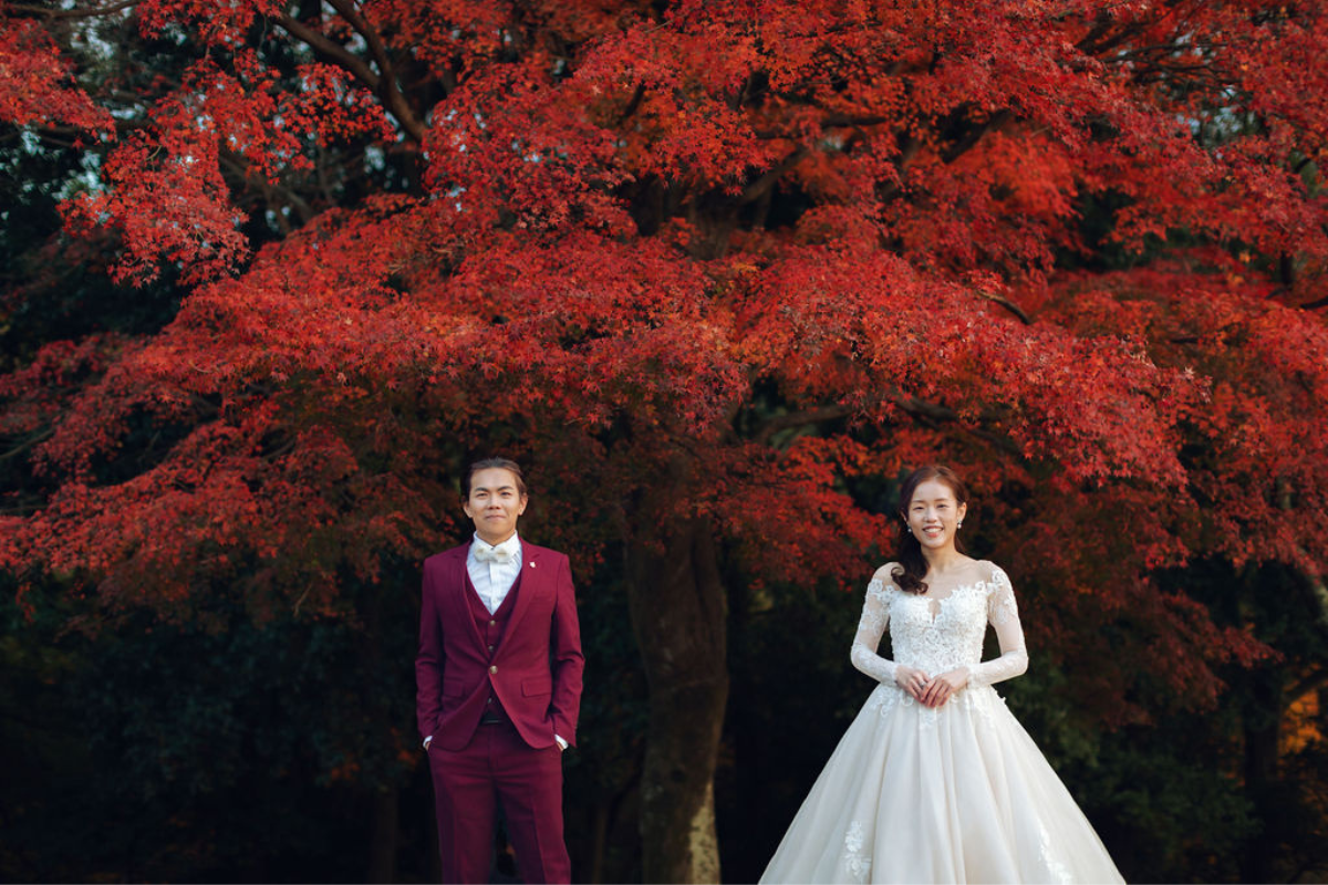 京都傳統的祗園區和服拍攝，以及奈良鹿園秋季婚紗拍攝 by Kinosaki on OneThreeOneFour 16