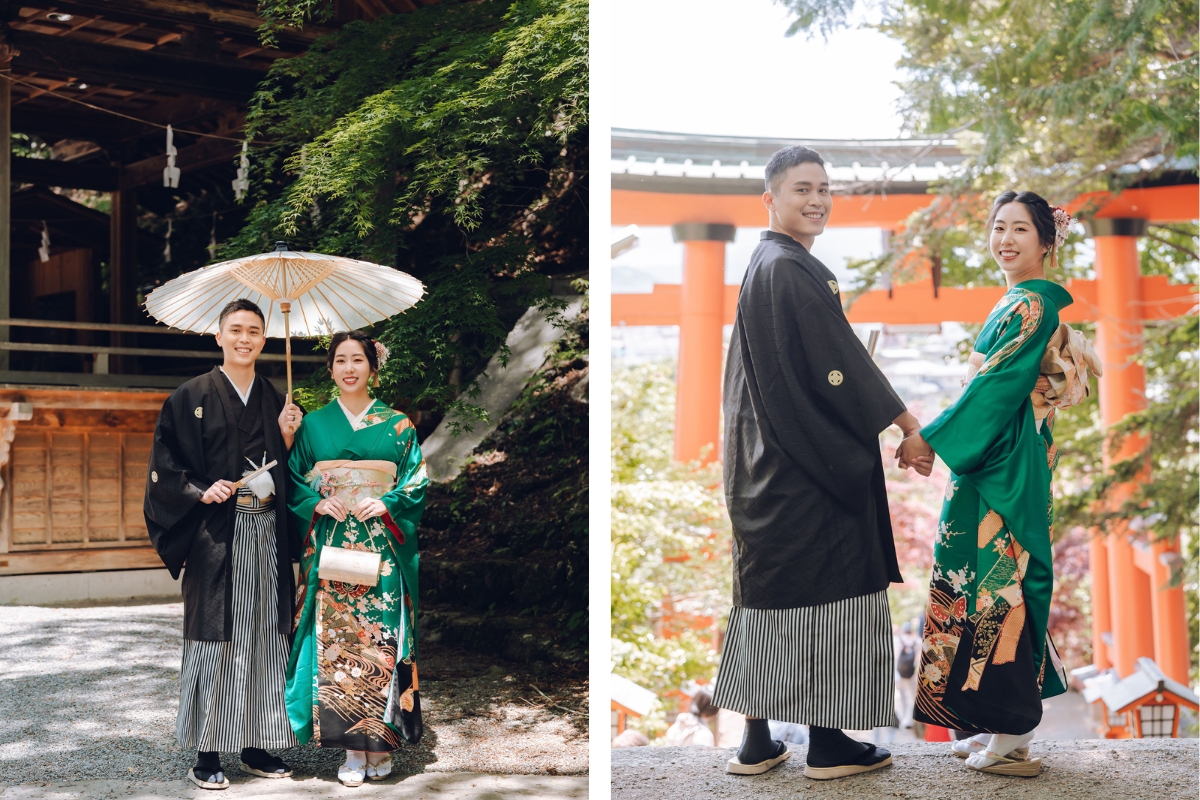 Tokyo Pre-Wedding Photoshoot with Chureito Pagoda, Lake Kawaguchiko, and Shinjuku by Dahe on OneThreeOneFour 2