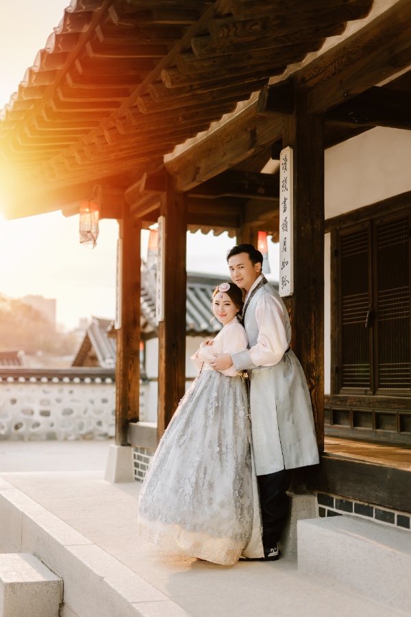 C&J: Korea Spring Pre-wedding Photoshoot with Hanbok at Namsangol Hanok Village and Nami Island by Jungyeol on OneThreeOneFour 6