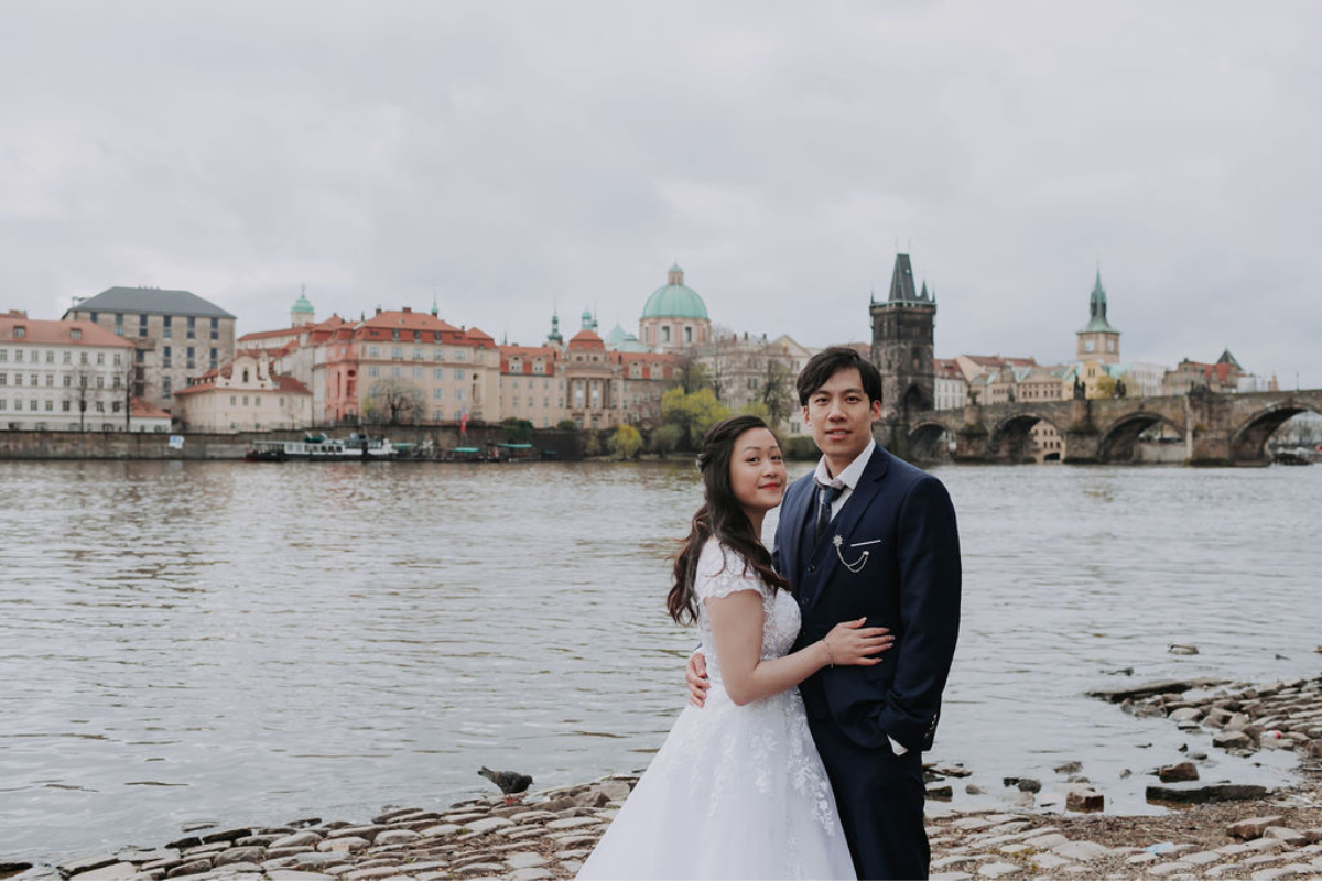 Prague prewedding photoshoot at Astronomical Clock, Old Town Square, Charles Bridge And Petrin Park by Nika on OneThreeOneFour 21