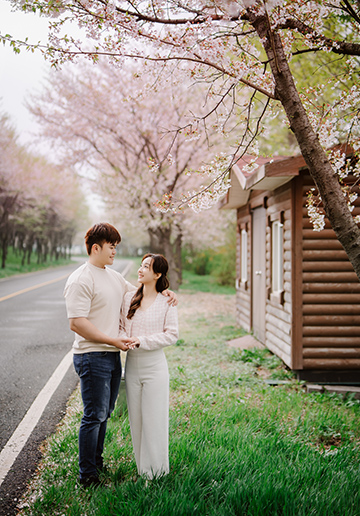 korea Spring Sakura Pre-Wedding Shoot 