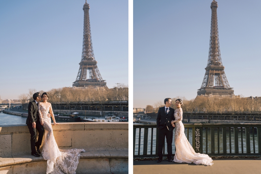 Elegance in Every Frame: Victoria & Eugene's Parisian Engagement Photoshoot by Vin on OneThreeOneFour 7