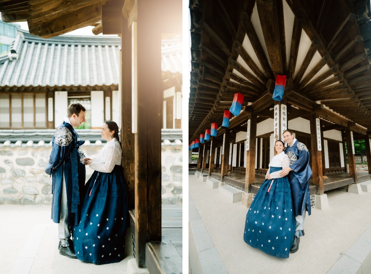 B&J: Hanbok pre-wedding at Namsangol Hanok Village in Seoul by Jungyeol on OneThreeOneFour 7