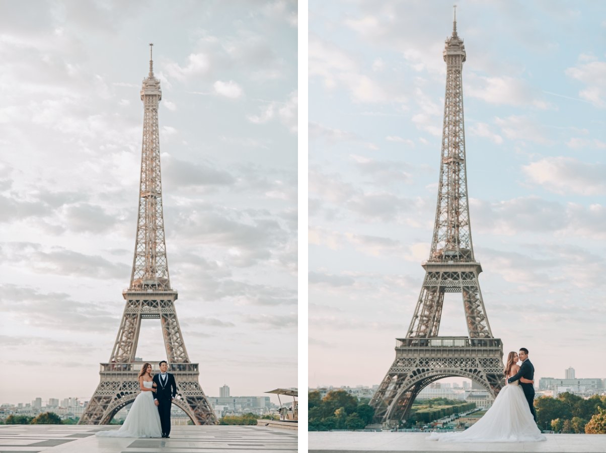 巴黎婚紗拍攝 - 艾菲爾鐵塔，潛行空間鐵橋，蒙馬特，小皇宮 by Arnel on OneThreeOneFour 4