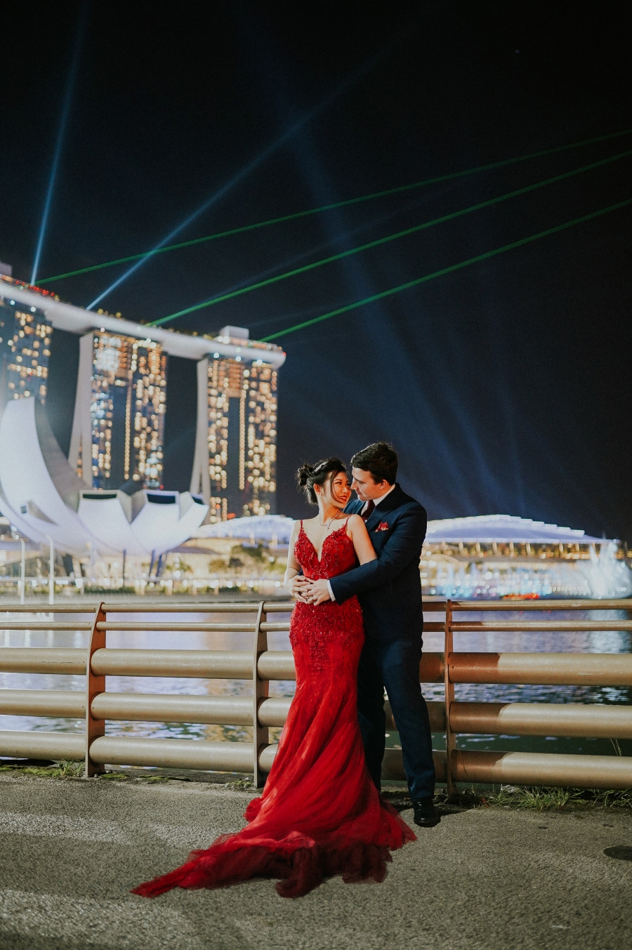 新加坡婚紗攝影 － 福康寧公園，新加坡濱海堤壩，濱海灣金沙夜景 by Charles on OneThreeOneFour 23