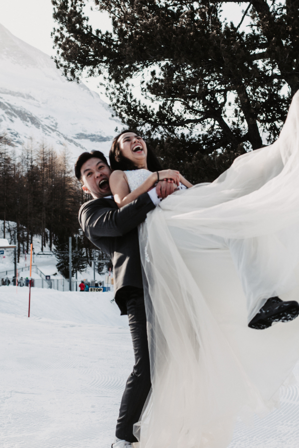 瑞士婚紗攝影 － 雪山，策馬特，馬特洪峰 by Tamara on OneThreeOneFour 11