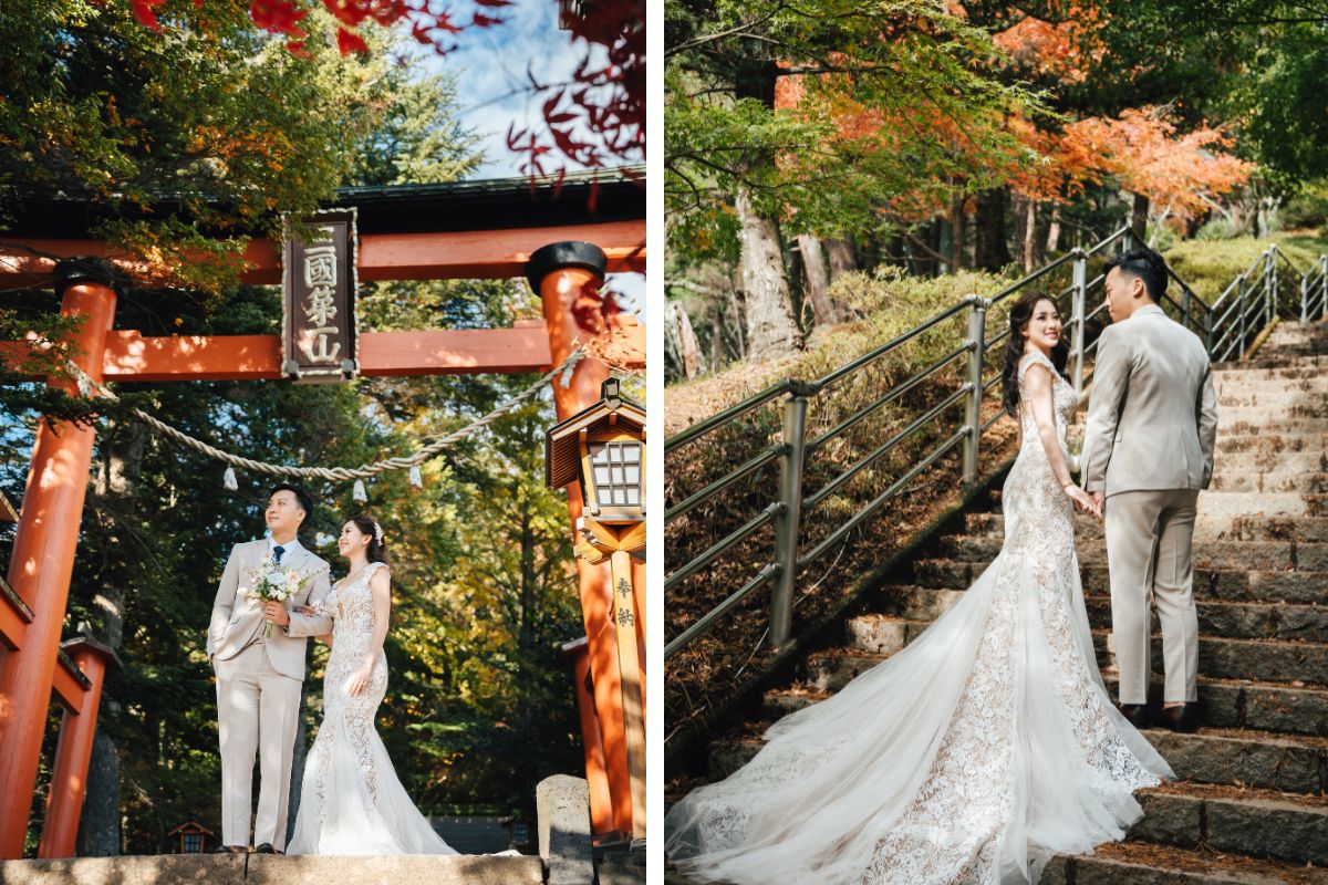 東京根津神社傳統和服拍攝. 以及忠霊塔和富士山的婚前拍攝 by Dahe on OneThreeOneFour 14