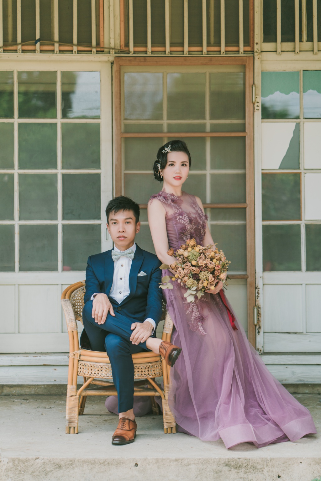 Taiwan Pre-wedding Photoshoot With Traditional Houses And Beautiful Forest Lake  by Star on OneThreeOneFour 11