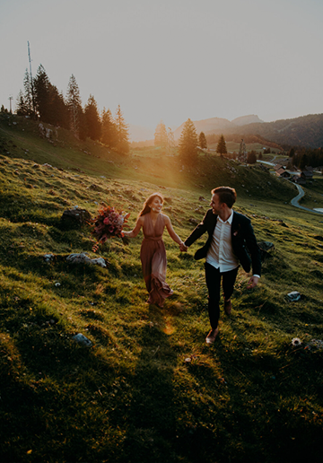 A&B: Great outdoors of Switzerland pre-wedding