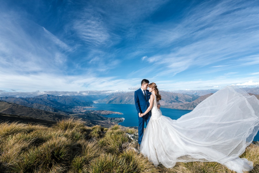 紐西蘭婚紗拍攝 - 雙子湖與薰衣草田 by Fei on OneThreeOneFour 2