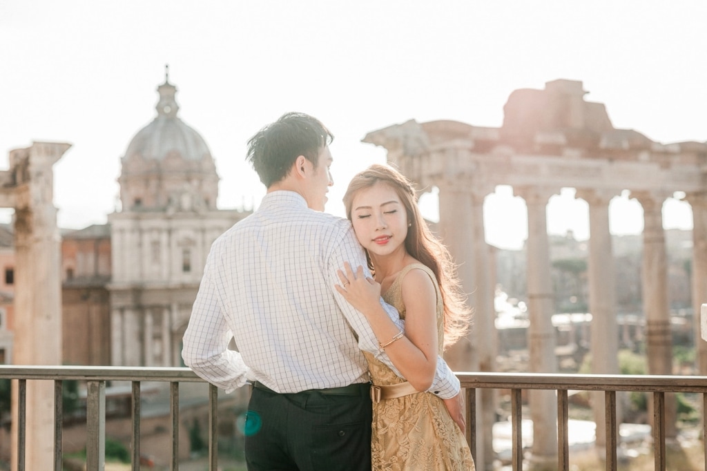 Rome Italy Wedding Photoshoot - Piazza del Campidoglio Colosseum by Olga on OneThreeOneFour 5