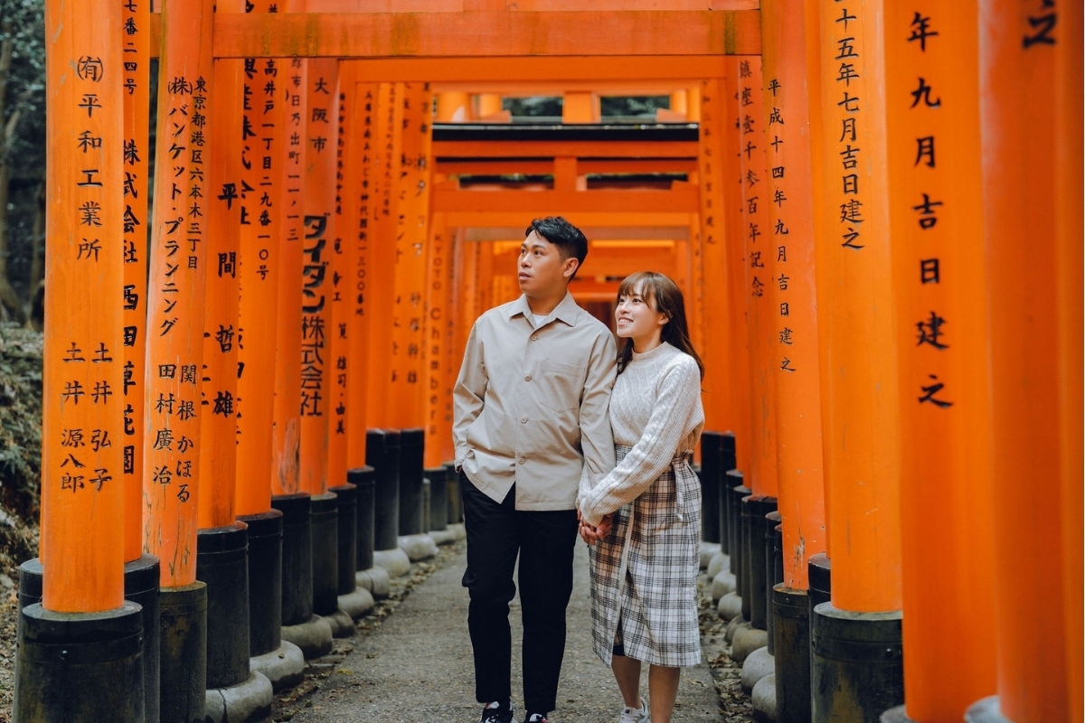 Kyoto Pre-Wedding Photoshoot with Eikando Temple, Kinosaki, Nara Deer Park & Mt. Wakakusa by Kinosaki on OneThreeOneFour 12