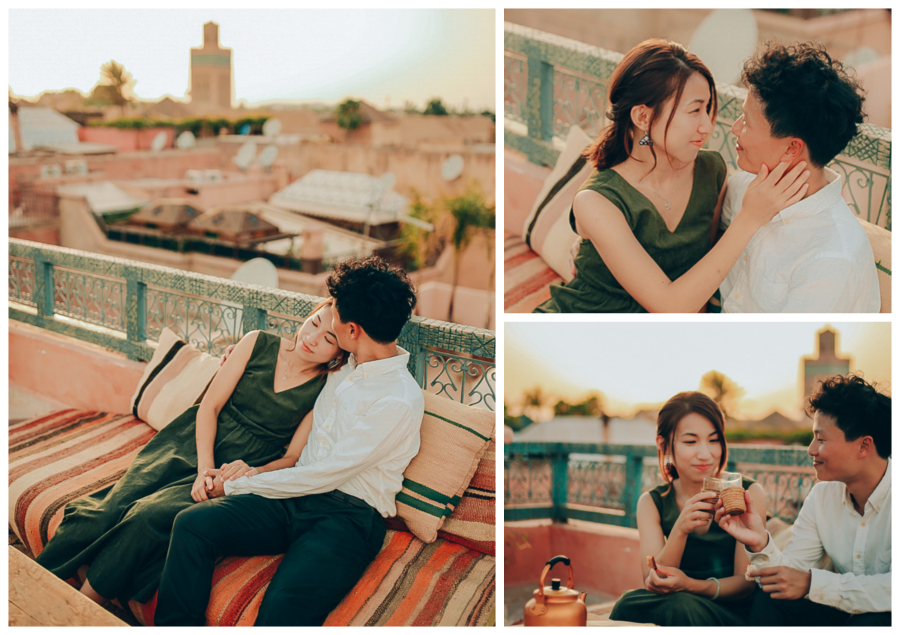 Morocco Pre-Wedding Photoshoot At Marrakech - Le Jardin Secret And Djemma El Fna Tower by Rich on OneThreeOneFour 15