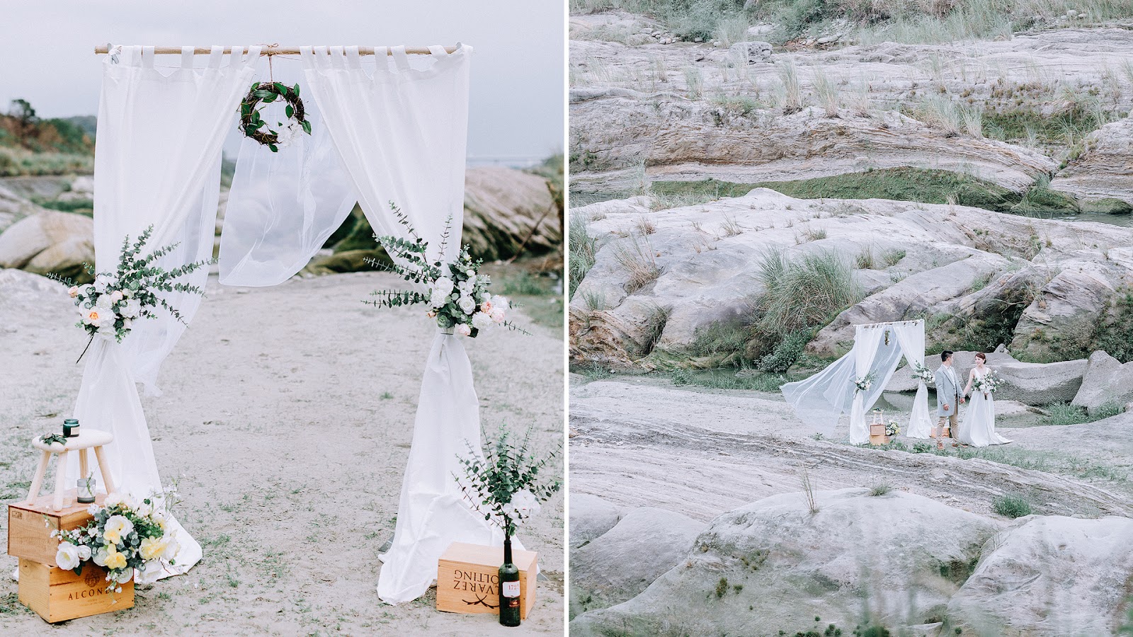 Taiwan Pre-Wedding Photoshoot And Elopement At Wild Rocky Fields  by Andy on OneThreeOneFour 21