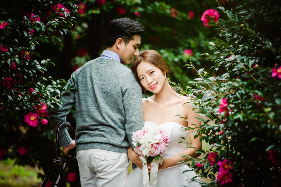 Jeju Island Pre-Wedding Photography in Camellia Hill by Ray on OneThreeOneFour 13