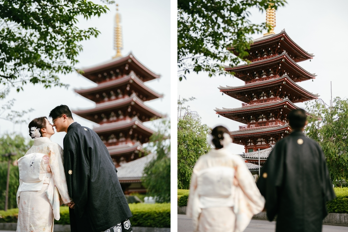 Tokyo Pre-Wedding Photoshoot with Nonbei Yokocho, Shiba Park, and Shibuya by  on OneThreeOneFour 7