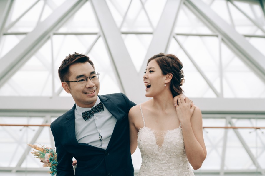 K&V: Pre-wedding in Singapore at Jewel, Gardens by the Bay and Jurong Lake Gardens by Grace on OneThreeOneFour 11