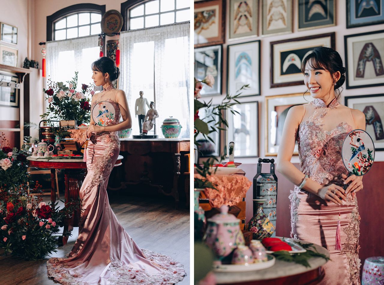 Oriental and Peranakan-inspired Prewedding Photoshoot by Cheng on OneThreeOneFour 10