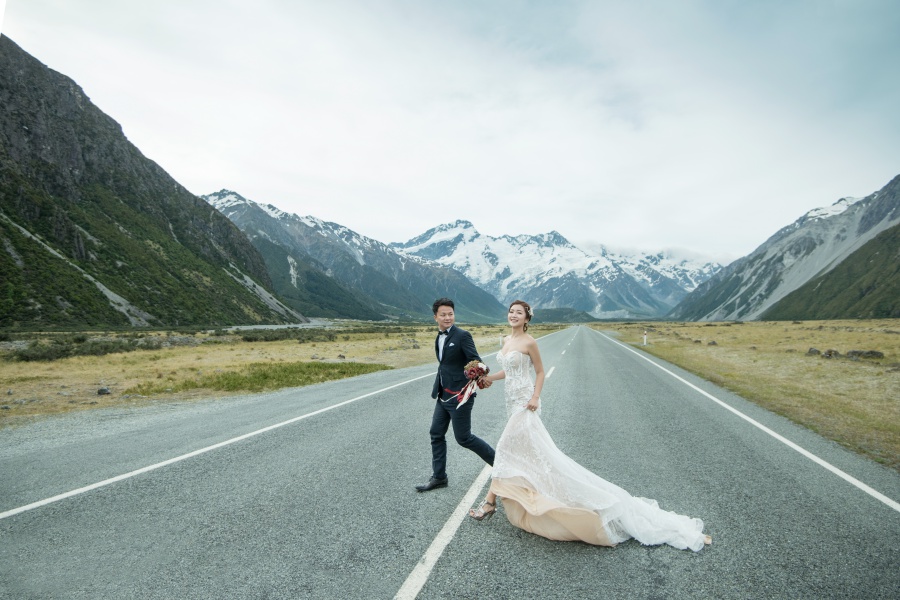 New Zealand Pre-Wedding Photoshoot At Snow Mountain And Lake Tekapo  by Mike  on OneThreeOneFour 2