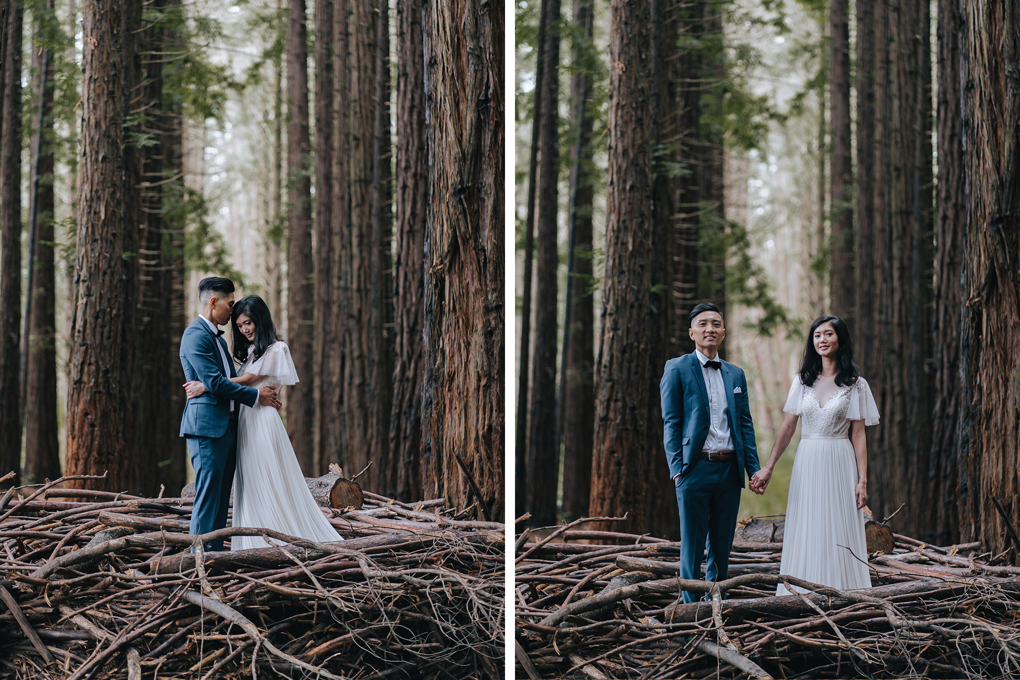 Melbourne Pre-Wedding Photoshoot in Royal Botanical Gardens & Redwood Forest by Freddie on OneThreeOneFour 27