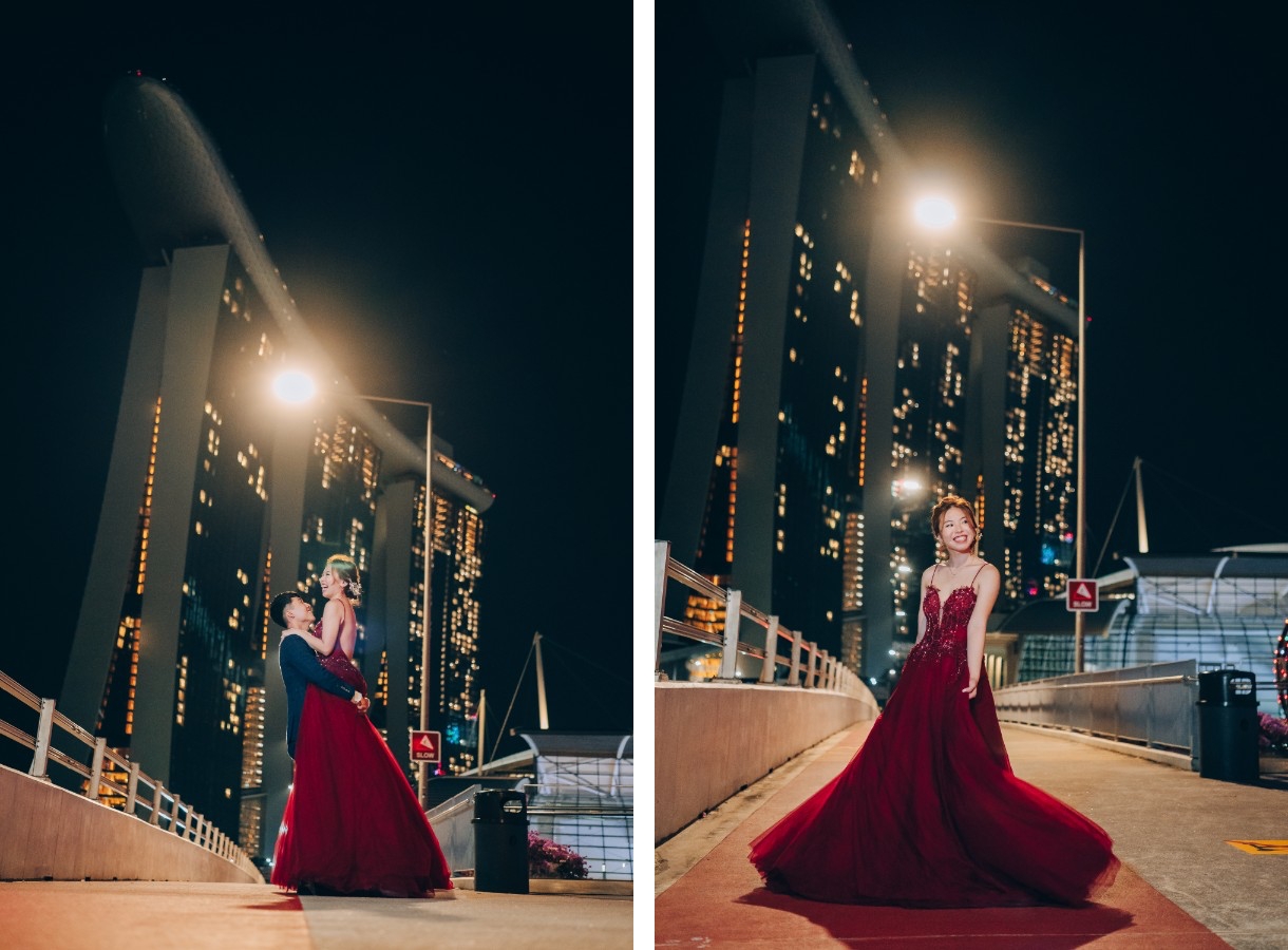 B&LY: Fort Canning, beach and Marina Bay Sands pre-wedding by Michael on OneThreeOneFour 29