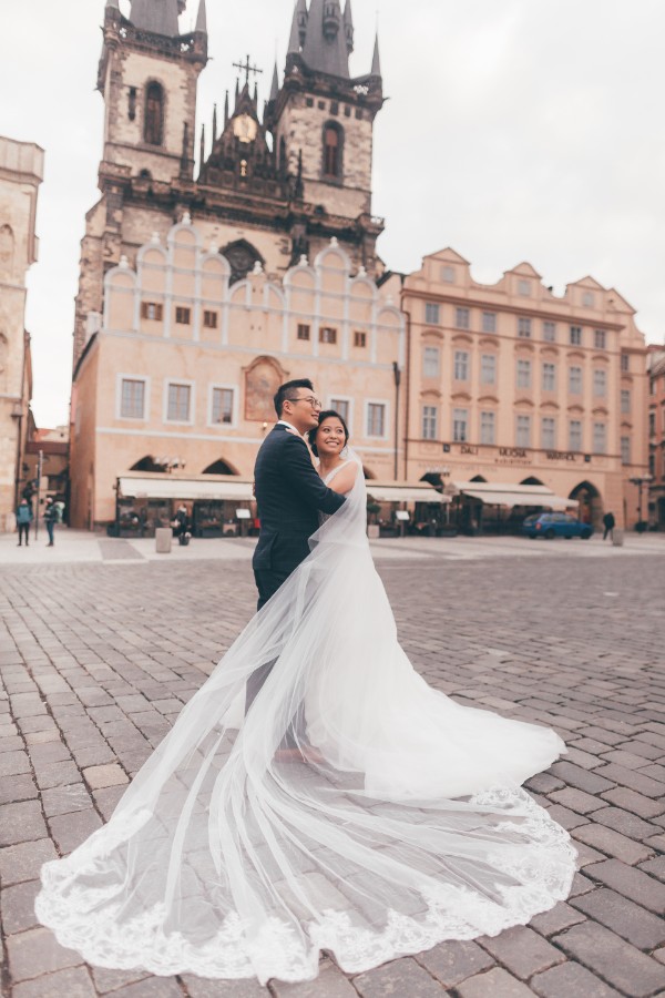 M&B: Prague Fairytale Pre-wedding Photoshoot  by Nika on OneThreeOneFour 5