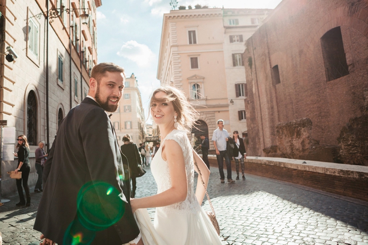 Rome Wedding Photoshoot - Pantheon by Olga  on OneThreeOneFour 19