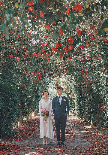 F&C: Singaporean couple's prewedding in Jeju during Spring