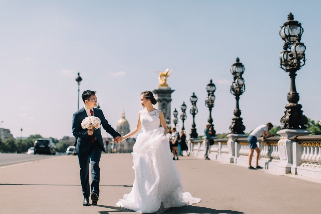 Paris Wedding Photo Session Arc de Triomphe by Vin on OneThreeOneFour 17