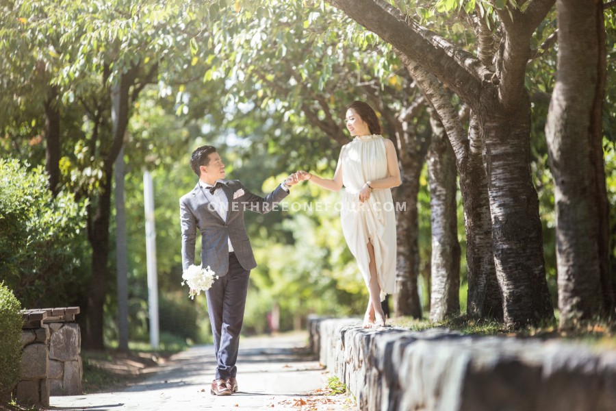 Gravity Studio Outdoor Park Pre-Wedding Photoshoot | Korean Studio Pre-Wedding by Gravity Studio on OneThreeOneFour 1