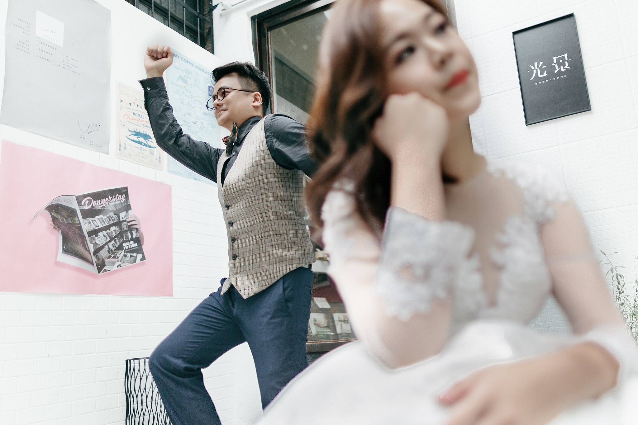 Taiwan Cafe Themed Pre-Wedding Photoshoot  by Andy  on OneThreeOneFour 15