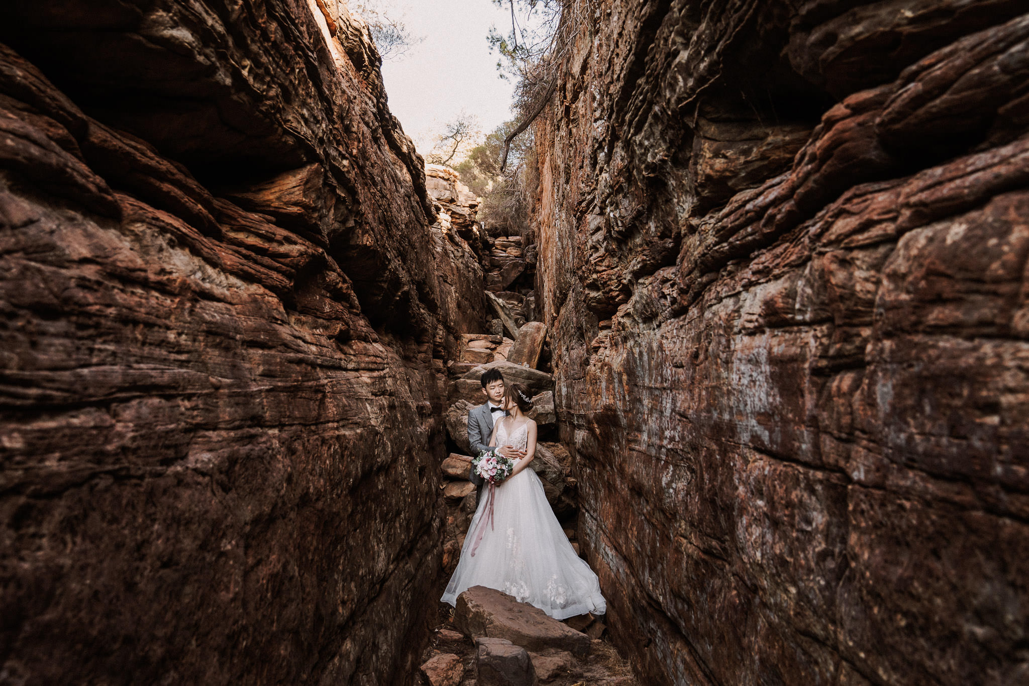 T&J: Nature loving pre-wedding in Perth at Lancelin, canyon and beach by Jimmy on OneThreeOneFour 8