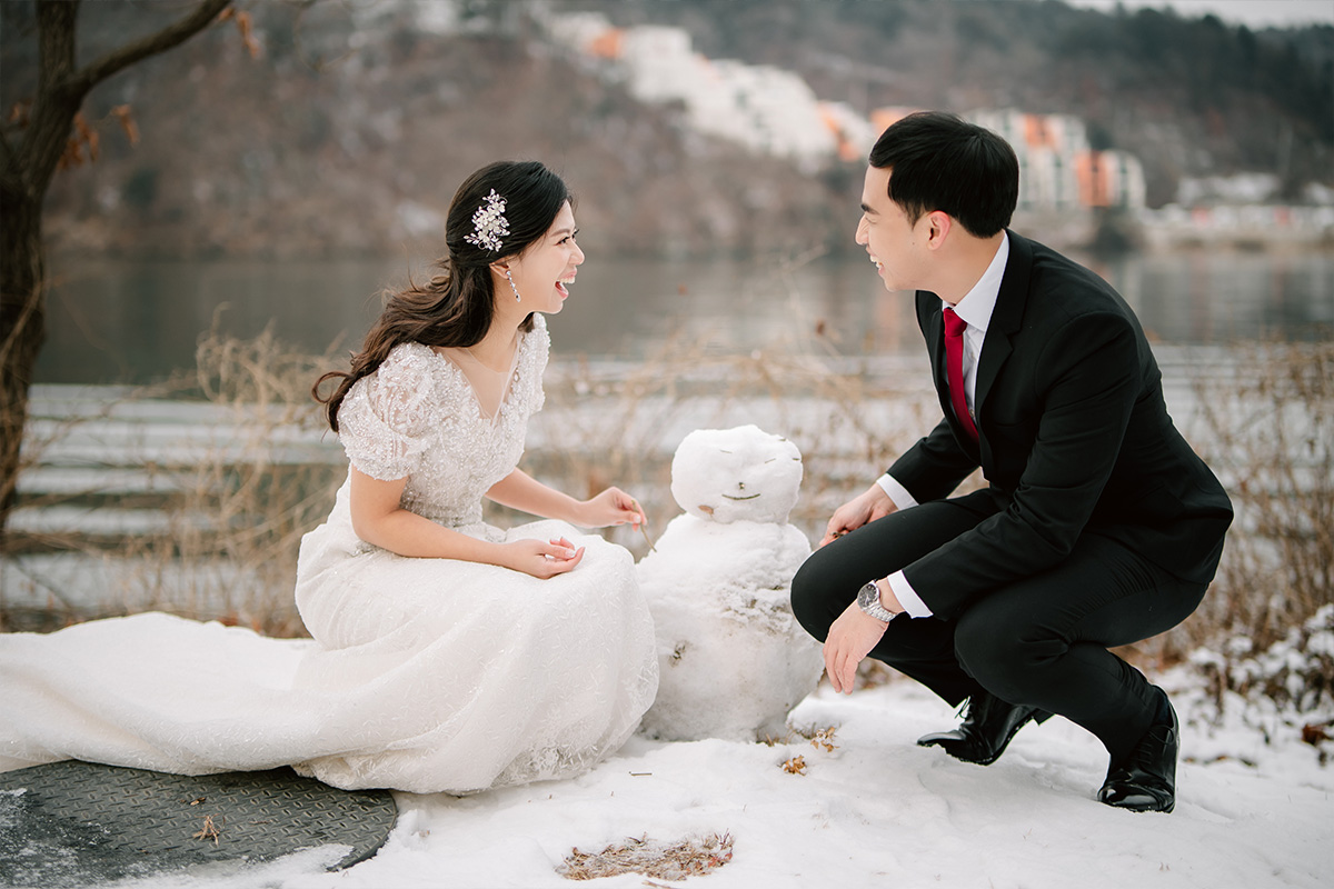 Enchanting Winter Pre-Wedding Shoot in the Serene Jeju Island by Jungyeol on OneThreeOneFour 2