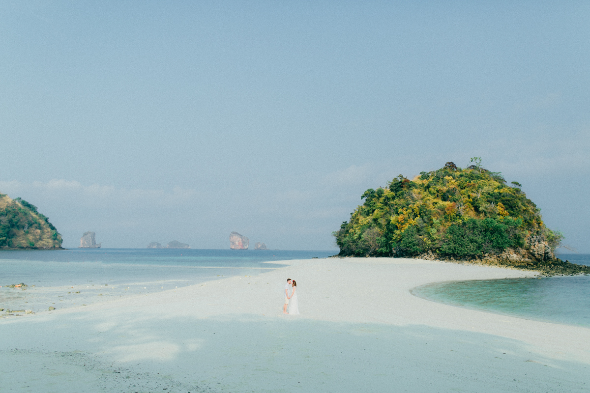 Caucasian Couple's Pre-Wedding Photoshoot At Phuket Island's Pristine Beach by Olga on OneThreeOneFour 0