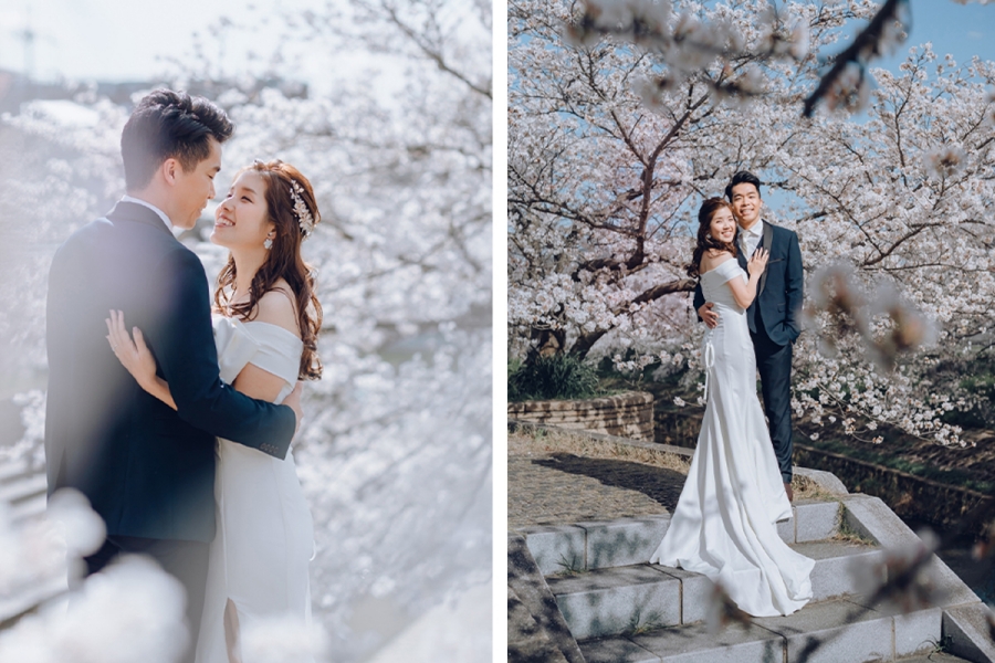 Blossoming Love in Kyoto & Nara: Cherry Blossom Pre-Wedding Photoshoot with Crystal & Sean by Kinosaki on OneThreeOneFour 7