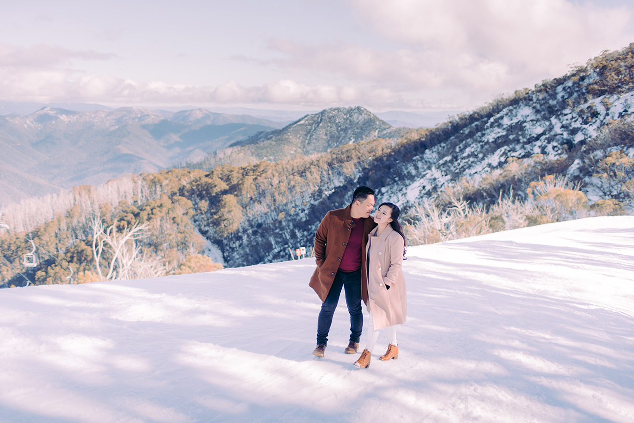 Winter Pre-Wedding Photoshoot with Huskies in Melbourne  by Freddie on OneThreeOneFour 16