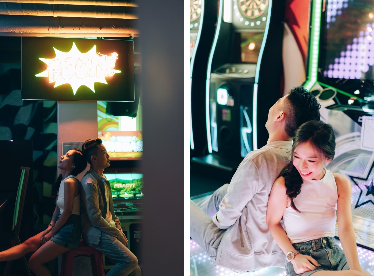 C&M: Fun pre-wedding at Level Up bar, Changi Jewel and Wetlands by Michael on OneThreeOneFour 13