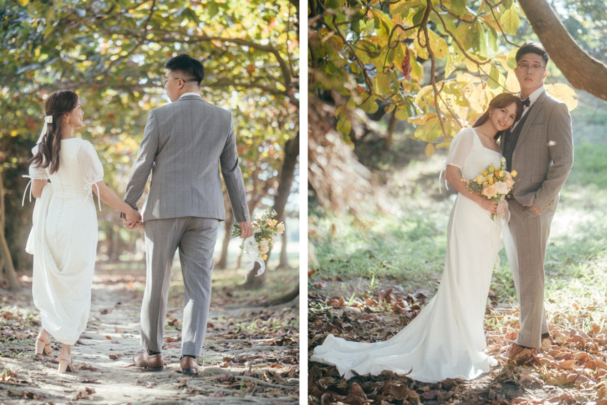 Taiwan Pre-Wedding Photoshoot Autumn Garden Scenic Nature  by  on OneThreeOneFour 4