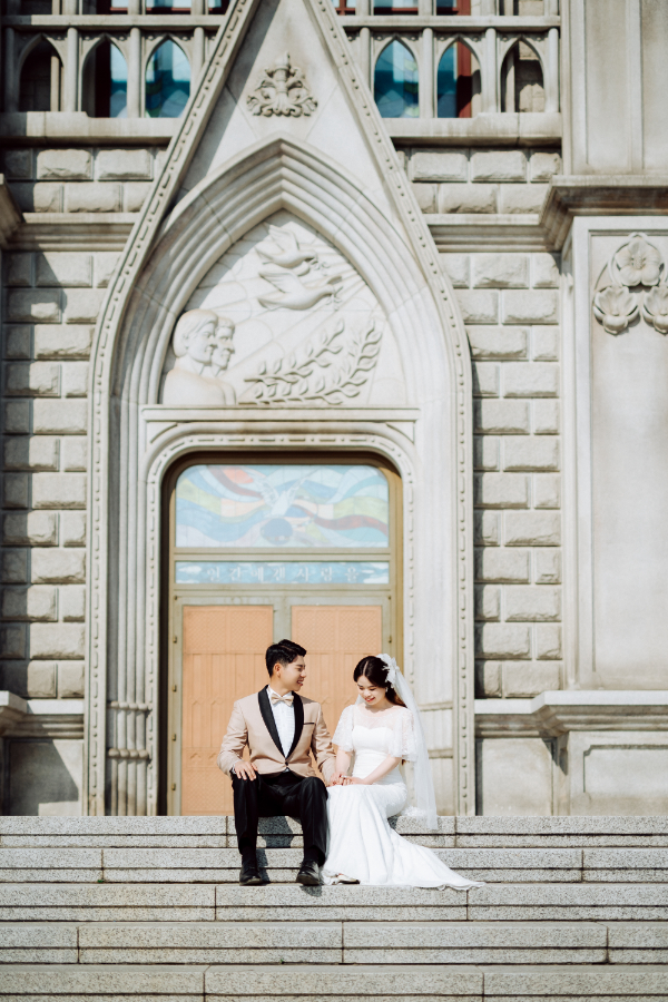 韓國秋季婚紗拍攝 - 首爾林，慶熙大學和南山韓屋村 by Jungyeol on OneThreeOneFour 13