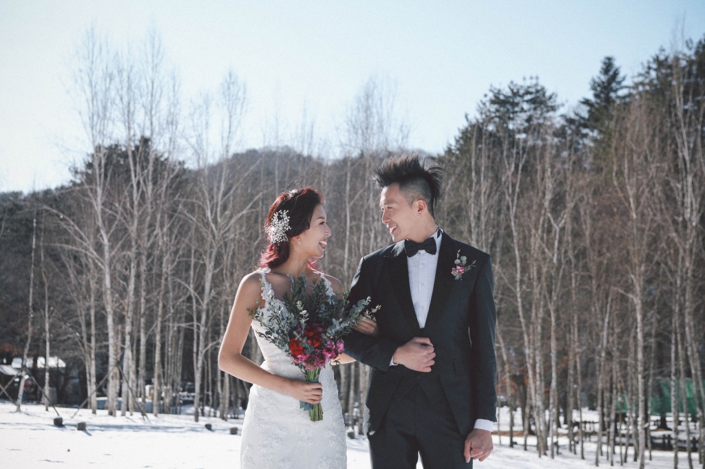 Korea Winter Pre-Wedding Photoshoot At Nami Island by Beomsoo on OneThreeOneFour 2