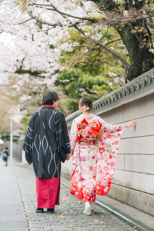 J&SJ: Kimono pre-wedding in Kyoto during popular cherry blossom season by Shu Hao on OneThreeOneFour 15