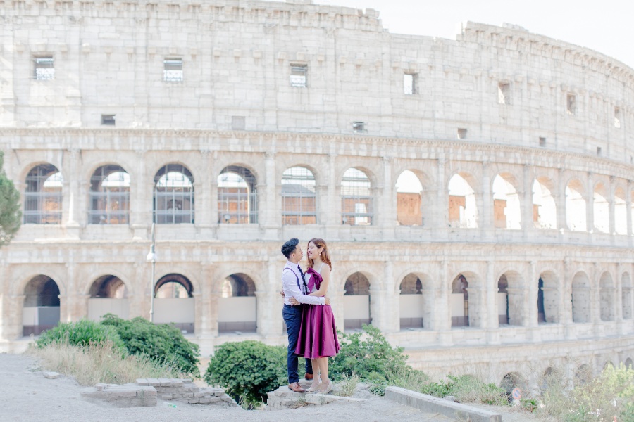 Italy Rome Colosseum Prewedding Photoshoot with Trevi Fountain  by Katie on OneThreeOneFour 44